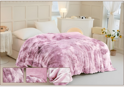 Manta Pelo Largo Suave Colores Claros