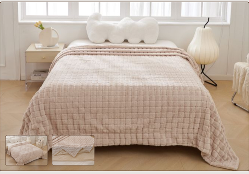 Manta Terciopelo Colores Claros Pastel