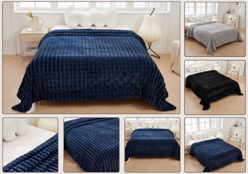 Manta Terciopelo Colores Claros Oscuros