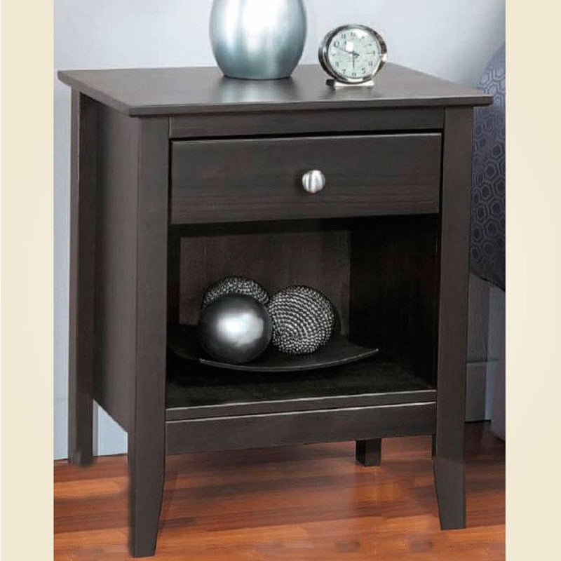 Mesa de noche madera pino Modelo Chocolate II